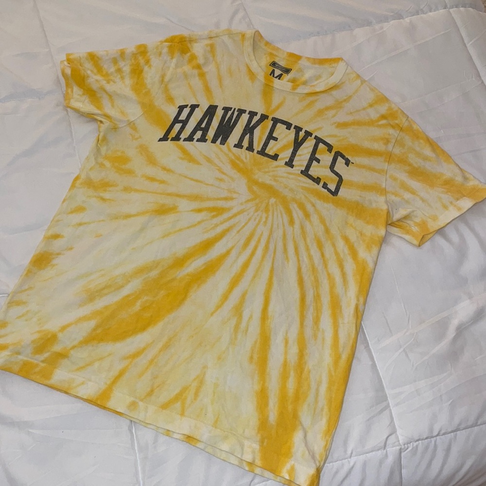 Iowa Hawkeyes tie dye tshirt